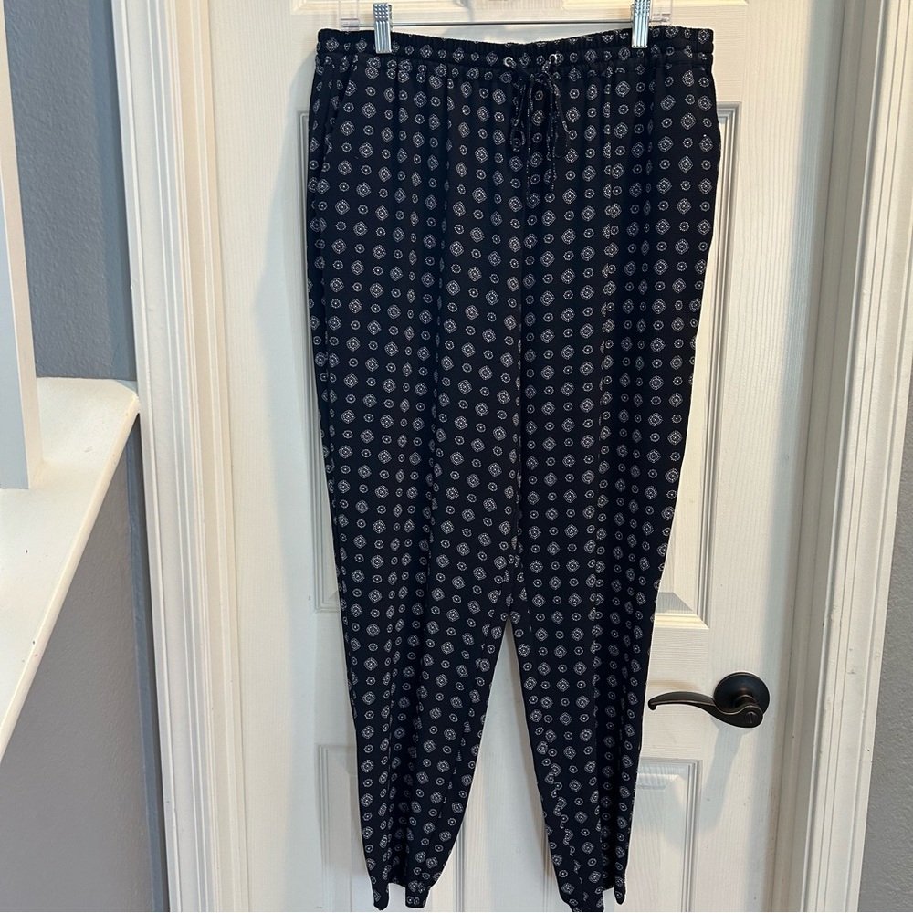 Vince Camuto Navy Dress Jogger Pants